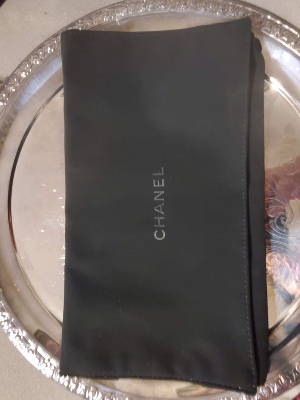 CHANEL Black Dust Bag with Logo - Picture 3 of 8